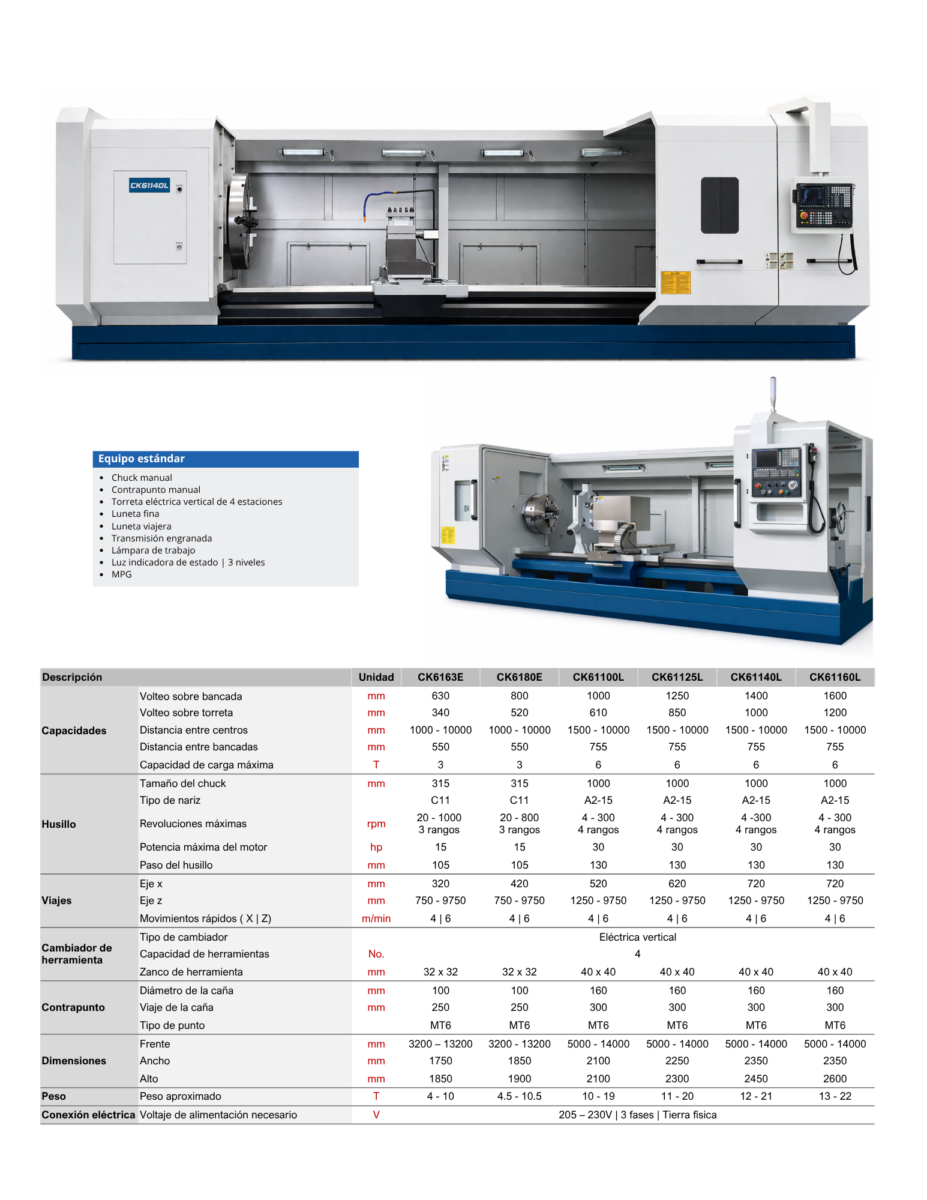 CK61100E - CK61125E